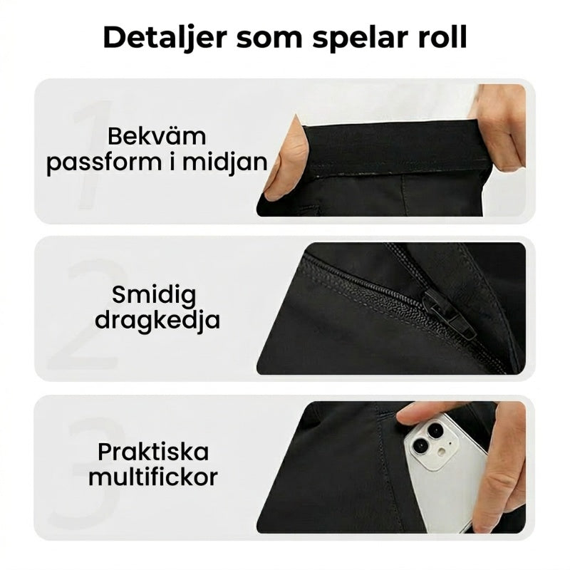 ⏳SISTA DAGEN REA 50 % RABATT !!📢Herrstretch snabbtorkande golfshorts