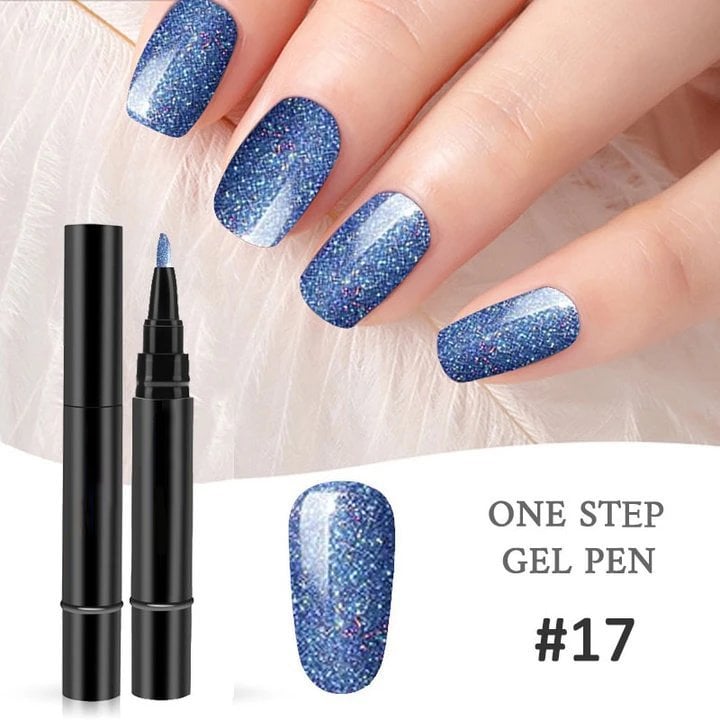 💅 Gelpenna för naglar i ett steg 🎨