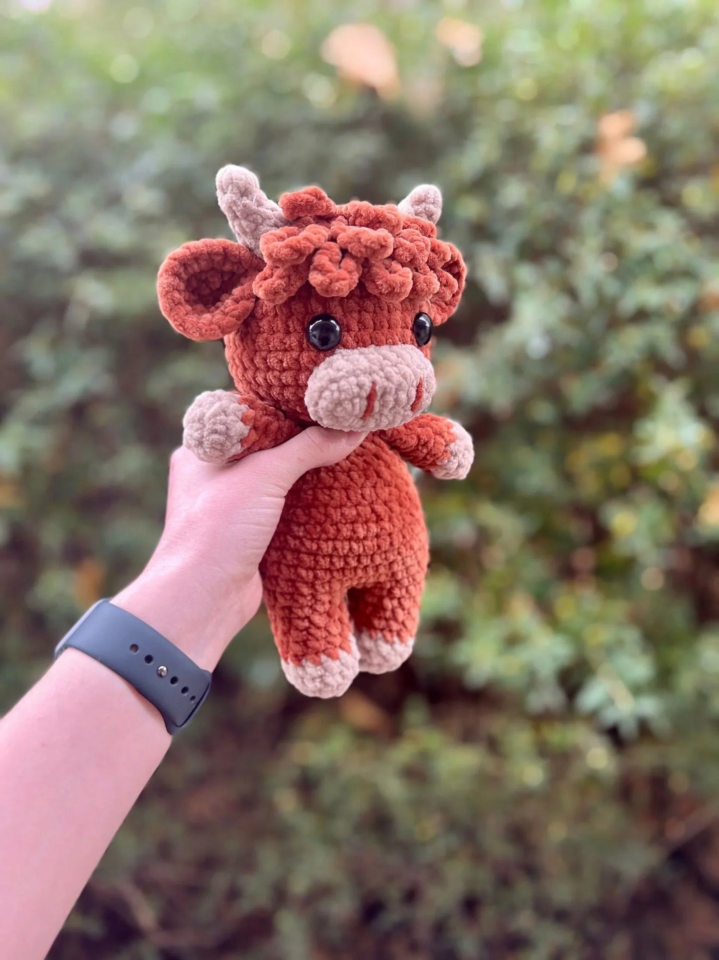 🎅Julförsäljning 50% rabatt!!🎄🔥Häkta Highland Cow Amigurumi Mönster🐮- DIY Kit & Färdig plysch