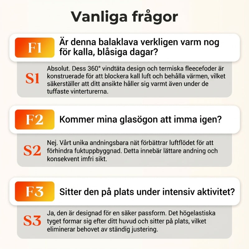 💥Årets slutrea – 50 % rabatt💞 Vindtät helmask för vinterbruk, unisex