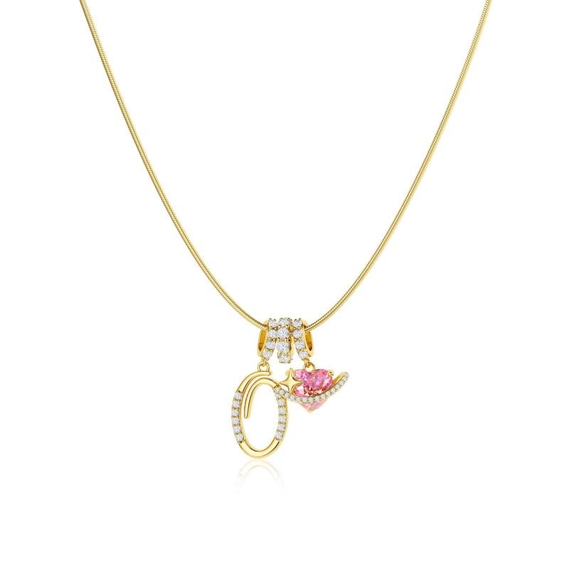 💖Sista dagen 49 % rabatt✨3-lagers halsband med initialer A-Z🎀