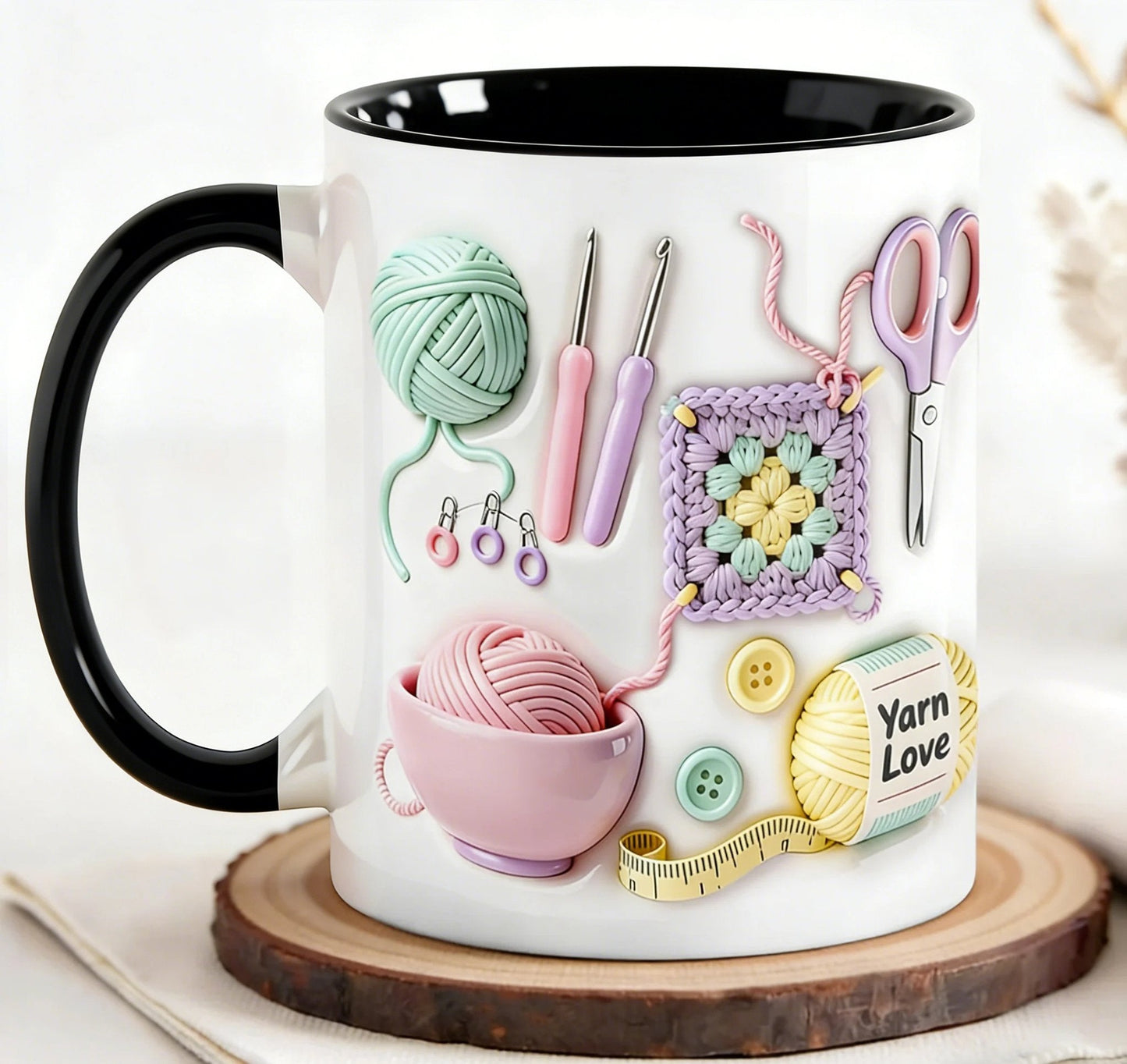 🔥 SISTA DAGEN – 50 % RABATT!! 🏆 ⚡ Flash Sale – Över 50 000 sålda! Nästan slut 💥 Yarn Love-mugg – Perfekt gåva till hantverkare och kreativa själar 🎨☕