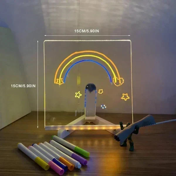 Belyst LED-ritplatta