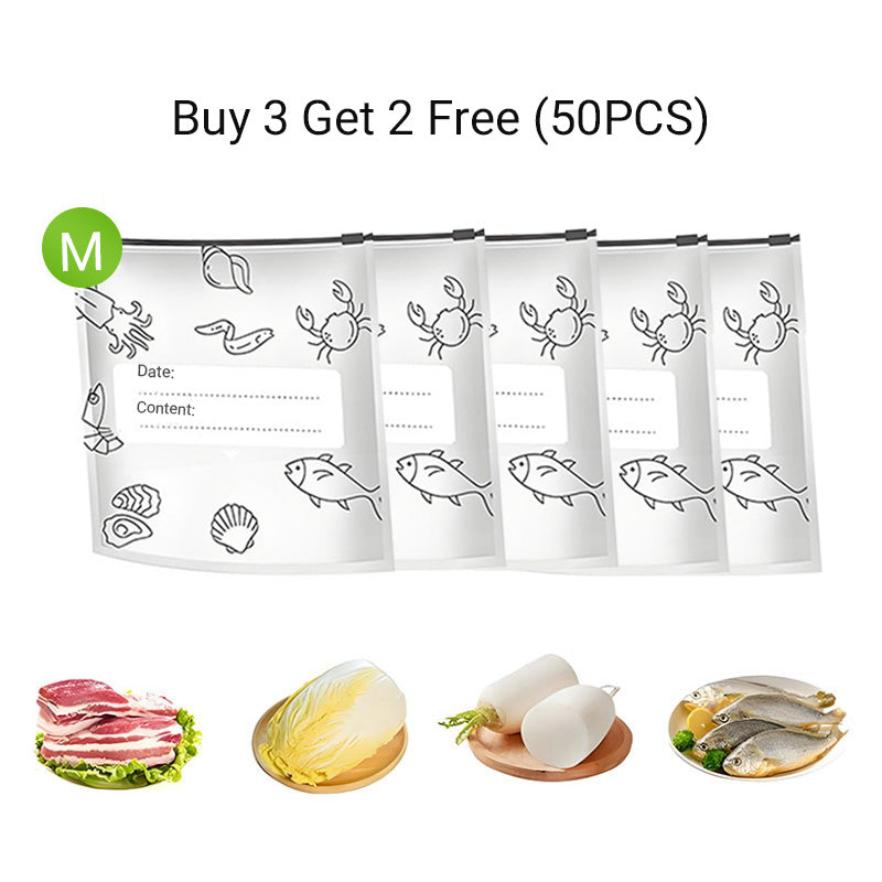 Förhindra att livsmedel förstörs - Freshness Seal-påsar