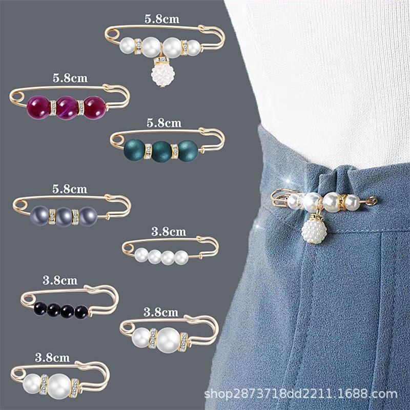 ✨ 50% RABATT NU!🎀 Pärlbrosch Korsett-Stil Dekorativ Pin – Elegant Accessor & Midjebälte – Chic Outfit Essential 💎