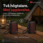 Vattentät Bluetooth-cykelhögtalare med monteringsfäste