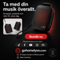 Vattentät Bluetooth-cykelhögtalare med monteringsfäste