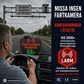 Head-up-display (HUD) Automatisk GPS digital varvräknare