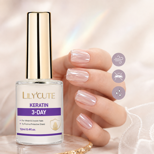 📢📢49% RABATT!! ⏰Lilac Glossy Mirror Nail Stärkare