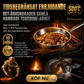 Handhamrad, obelagd stekpanna med non-stick-effekt i ren titanlegering