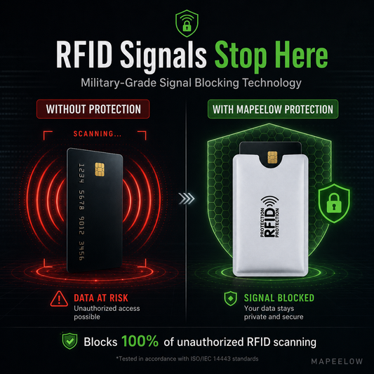 RFID-blockerande fodral för kreditkort