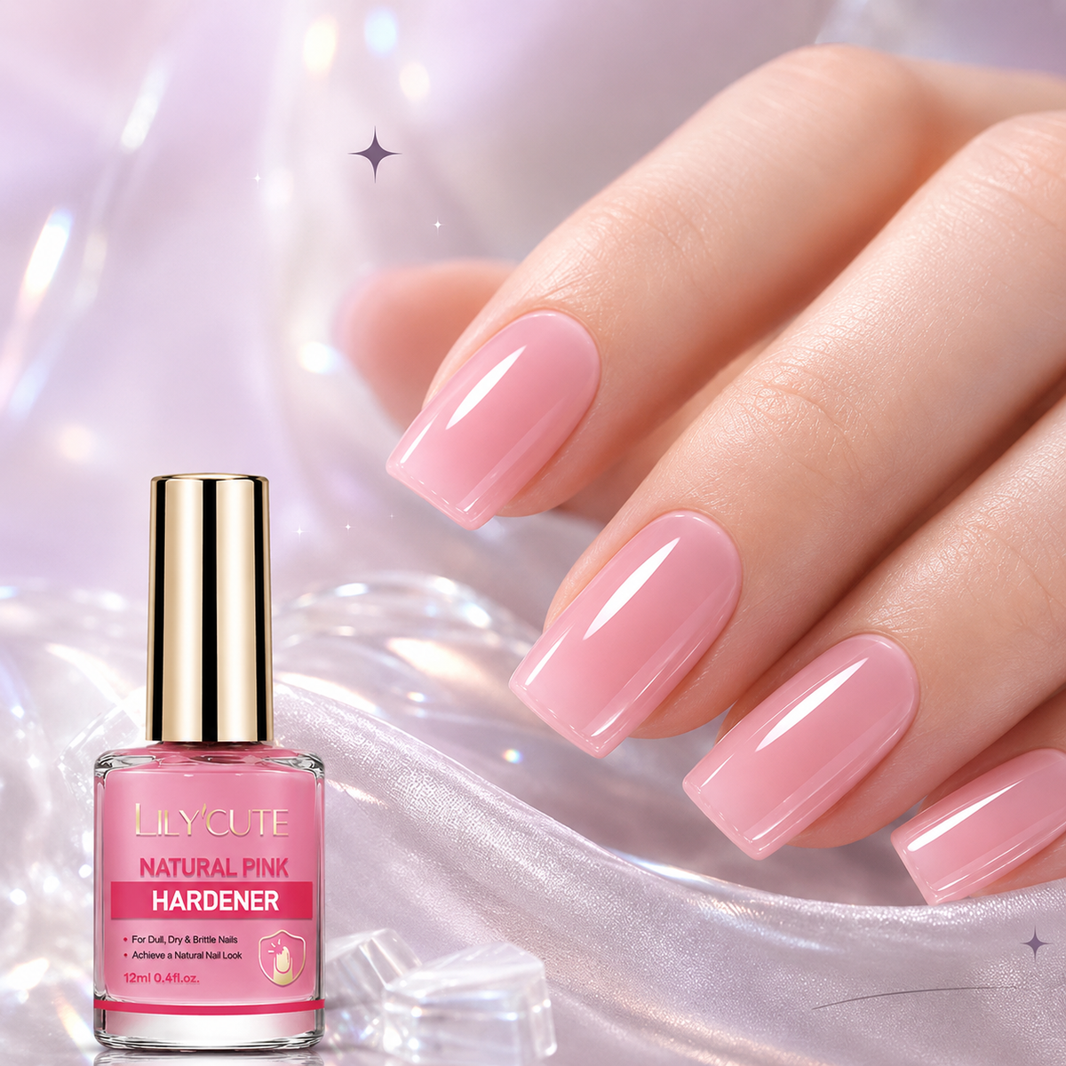 📢📢49% RABATT!! ⏰Lilac Glossy Mirror Nail Stärkare