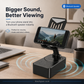 Presenttips - 3-i-1 trådlös Bluetooth-högtalare, laddningsstation och mobilställ