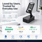 Presenttips - 3-i-1 trådlös Bluetooth-högtalare, laddningsstation och mobilställ