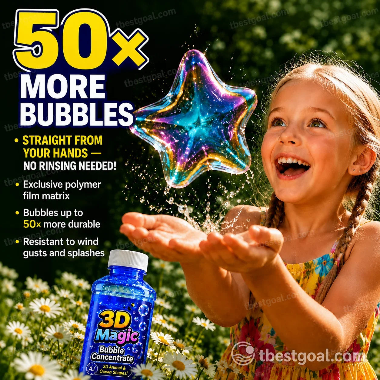 Magiskt bubbelkoncentrat 🫧 Skapa fantastiska, färgglada bubblor och ha kul i timmar!