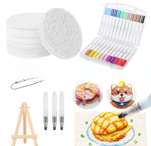 🎨 50% RABATT NU! Magic Fluffy Pigments & 3D‑papper – rita, fukta och se motivet svälla – kreativ magi för alla åldrar ✨🖌️