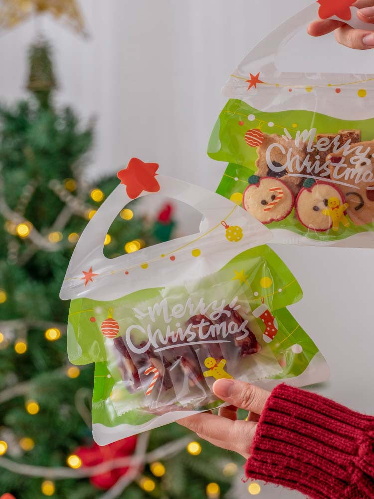 💖 SISTA DAGEN – 50 % RABATT! 🎁 Självförslutande julpåsar med tomte- & snögubbemotiv 🎅⛄