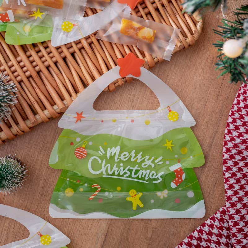 💖 SISTA DAGEN – 50 % RABATT! 🎁 Självförslutande julpåsar med tomte- & snögubbemotiv 🎅⛄