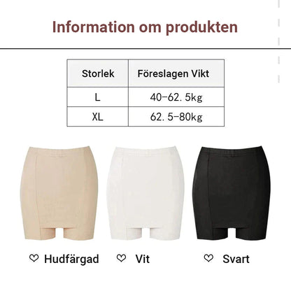 Dubbel-lagers framsida ice silk säkerhetsshorts