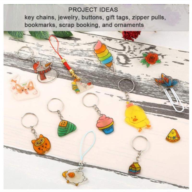 DIY Shrinky Dinks nyckelringsset – kreativ barnaktivitet och perfekt som partygåva