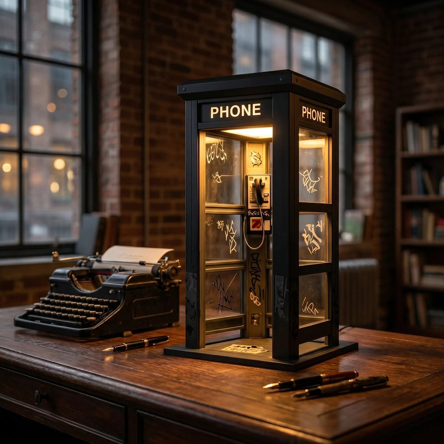 ✨Nyhet | Stämningsbelysning i form av en retro telefonkiosk | Förgyller vår vardag