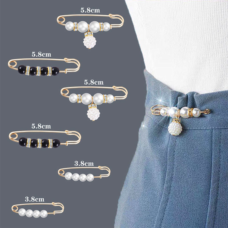 ✨ 50% RABATT NU!🎀 Pärlbrosch Korsett-Stil Dekorativ Pin – Elegant Accessor & Midjebälte – Chic Outfit Essential 💎