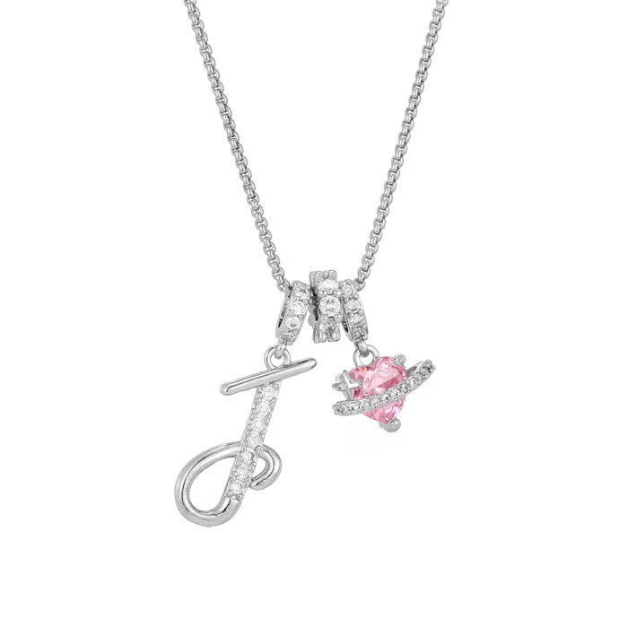 💖Sista dagen 49 % rabatt✨3-lagers halsband med initialer A-Z🎀