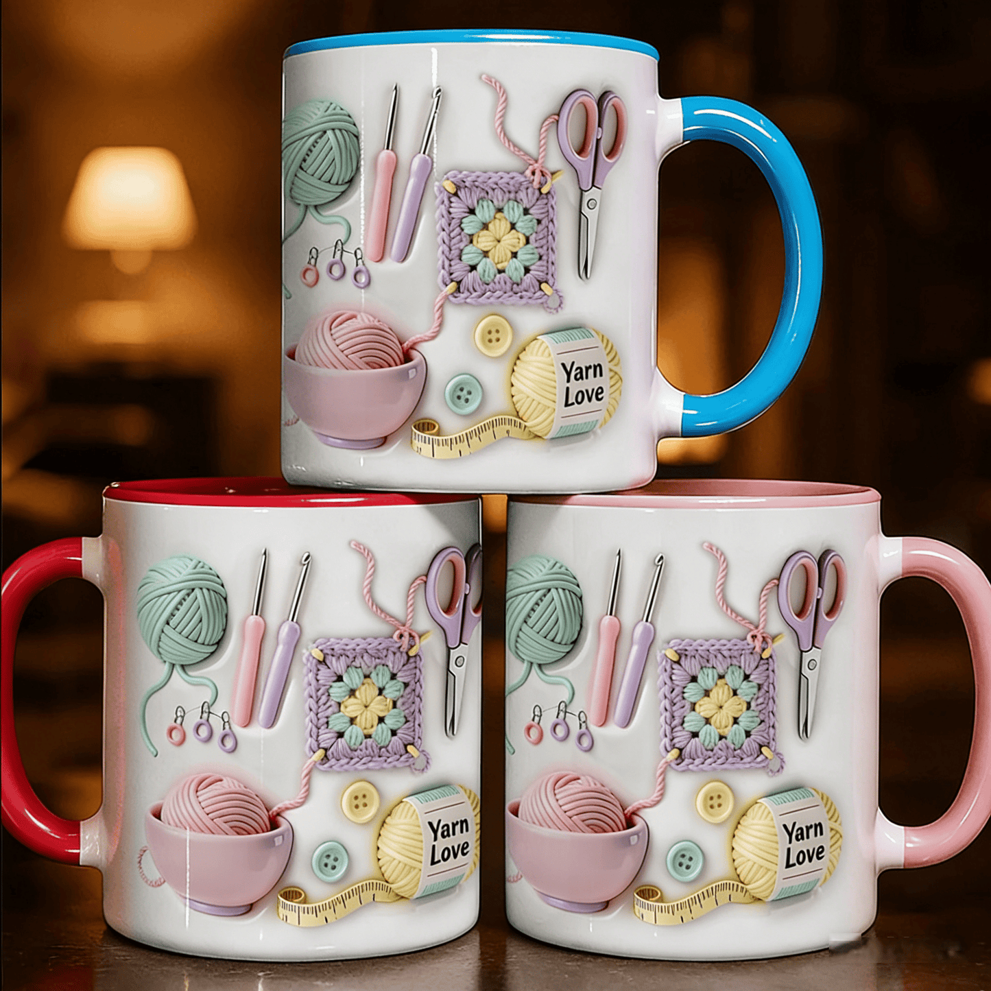 🔥 SISTA DAGEN – 50 % RABATT!! 🏆 ⚡ Flash Sale – Över 50 000 sålda! Nästan slut 💥 Yarn Love-mugg – Perfekt gåva till hantverkare och kreativa själar 🎨☕