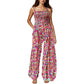 🌼Damers avslappnade ärmlösa jumpsuit med tryck🏖️