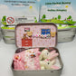 🔥Bästa påskpresenten - 60% RABATT! 🎁🐇Mummy Bunny Mini Plyschfickask i Plåt