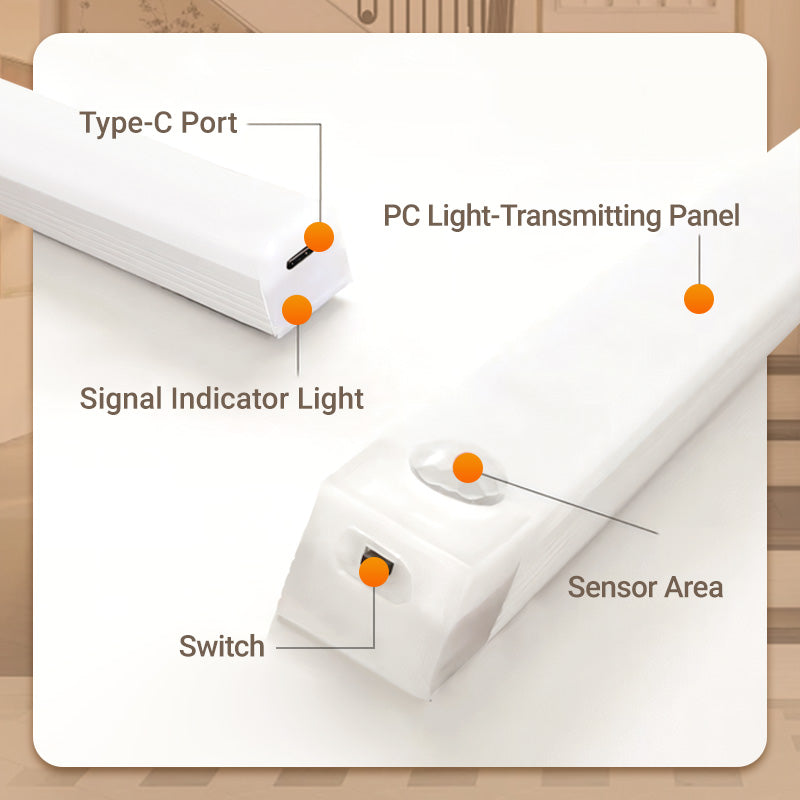 🔥LED Smart magnetisk rörelsesensorlampa