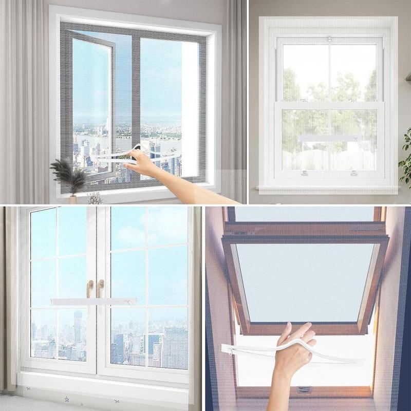 ⏳ Tidsbegränsat 50 % rabatt! ✨FlyFree™ fönsternät som monteras på 3 sekunder 🌬️ ultrafin 1,0 mm maska 🦟 stoppar nästan alla insekter ✅ andas och är nästan osynligt 🏡 Populärt i svenska hem för en insektsfri sommar!