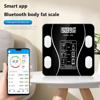 Smart kroppsfettvåg – Känn till dina värden, håll koll på din hälsa! Mäter enkelt vikt och kroppsfett. Stor display, automatisk påslagning. Din hälsokompanjon