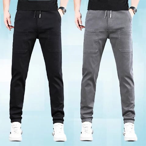 🔥HET FÖRSÄLJNING 50% RABATT🥰 MultiPants - slitstarka cargobyxor med hög stretch och flera fickor