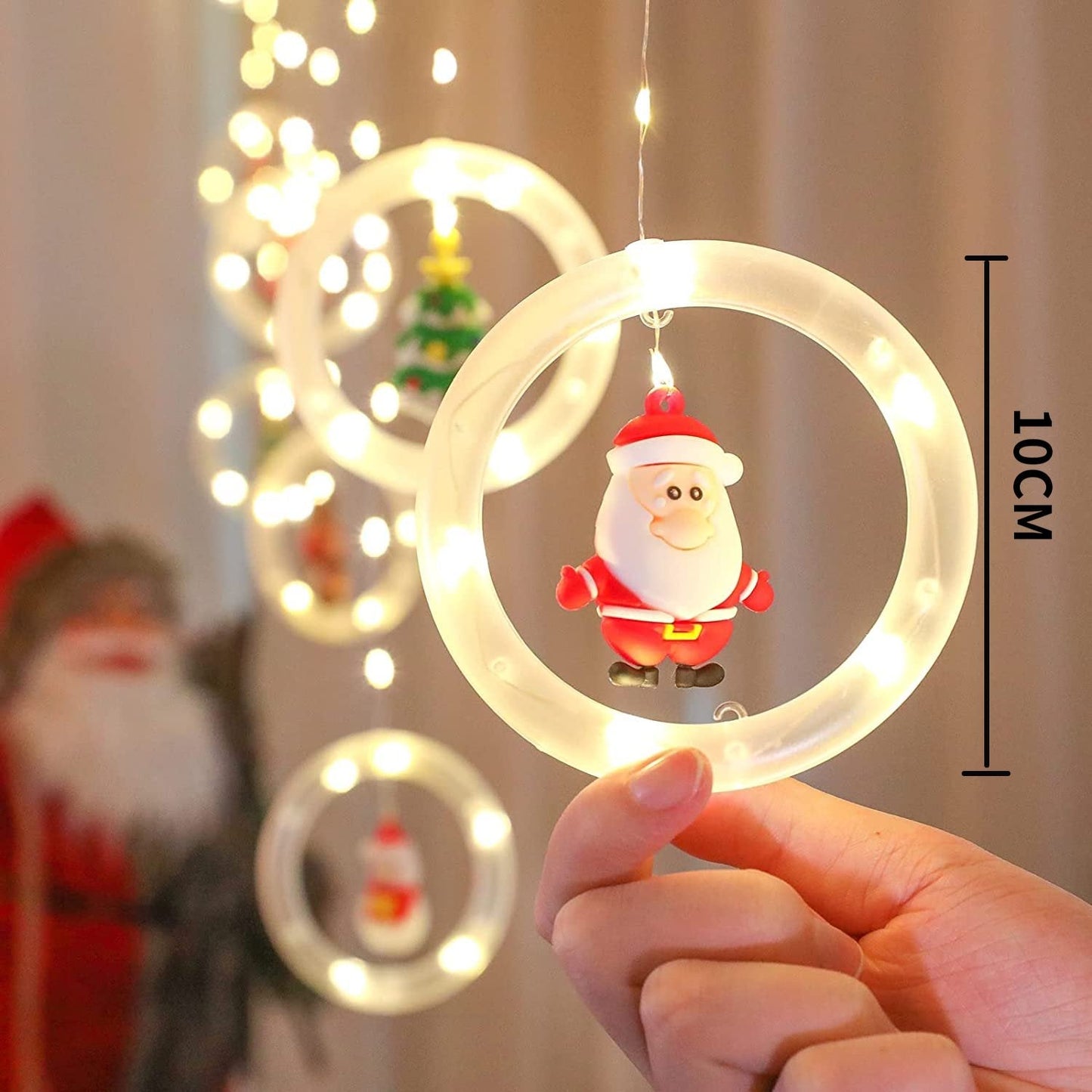 Mintiml® julbelysning med 3D-ridåer
