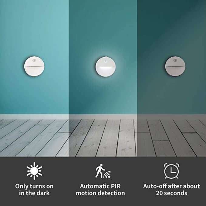 ✨ Nyhet 2026 | LED-lampa med rörelsesensor | Enkel montering, 3 lägen 🔆【50 % rabatt】