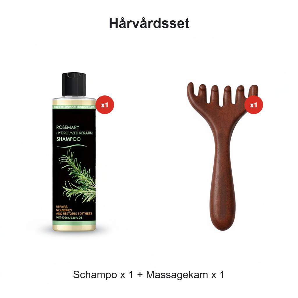 Allt-i-ett närande reparerande schampo