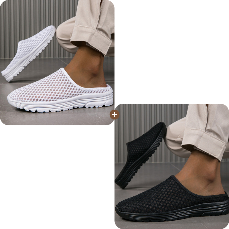 👟  Avslappnade & Bekväma Tofflor i Ventilerande Mesh – Svala & Fräscha – Perfekt för Inomhus & Utomhus ☀️