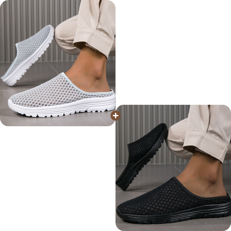 👟  Avslappnade & Bekväma Tofflor i Ventilerande Mesh – Svala & Fräscha – Perfekt för Inomhus & Utomhus ☀️