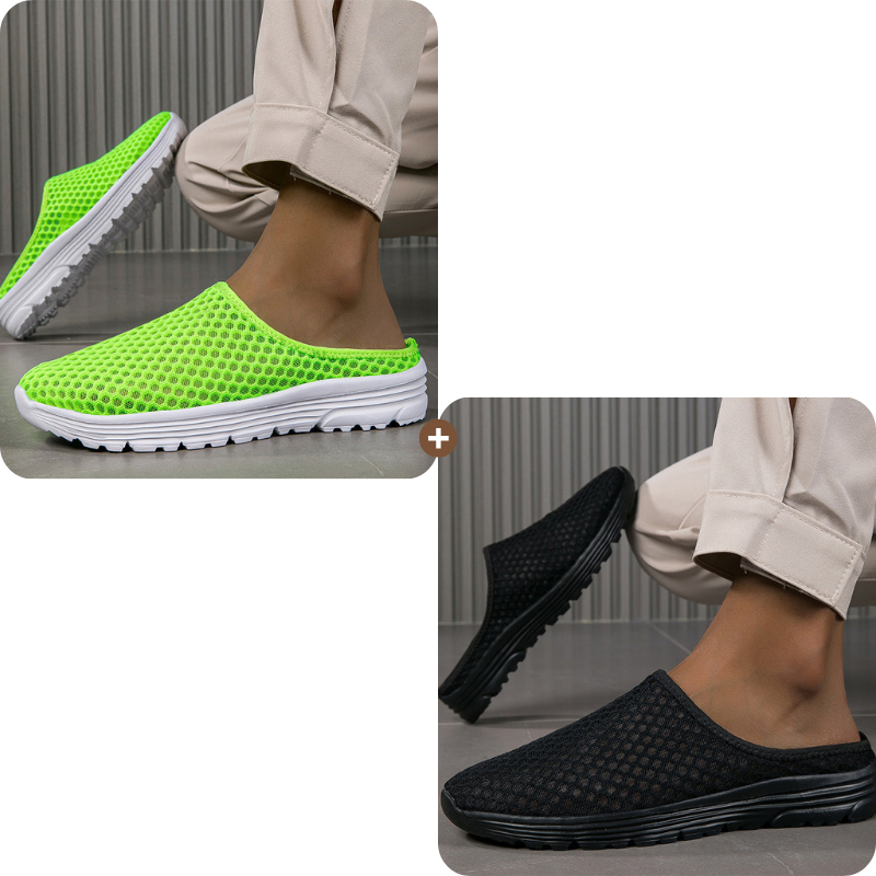 👟  Avslappnade & Bekväma Tofflor i Ventilerande Mesh – Svala & Fräscha – Perfekt för Inomhus & Utomhus ☀️