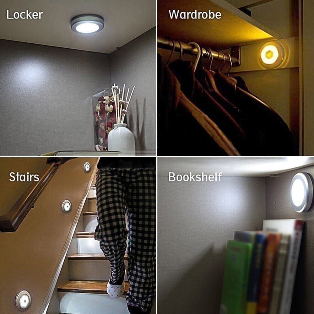 ✨ Nyhet 2026 | LED-lampa med rörelsesensor | Enkel montering, 3 lägen 🔆【50 % rabatt】