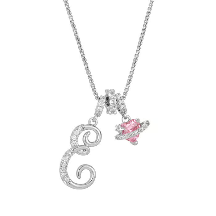 💖Sista dagen 49 % rabatt✨3-lagers halsband med initialer A-Z🎀