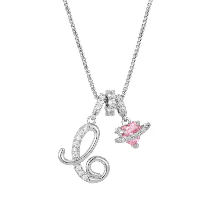 💖Sista dagen 49 % rabatt✨3-lagers halsband med initialer A-Z🎀