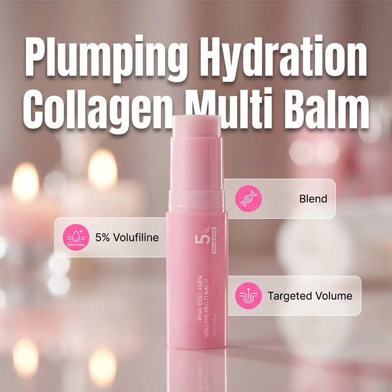 Rosa kollagen volym multibalm | Allt-i-ett med Volufilin