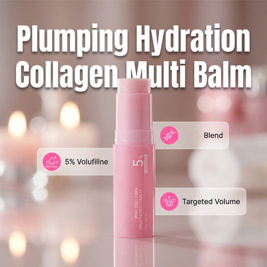 Rosa kollagen volym multibalm | Allt-i-ett med Volufilin