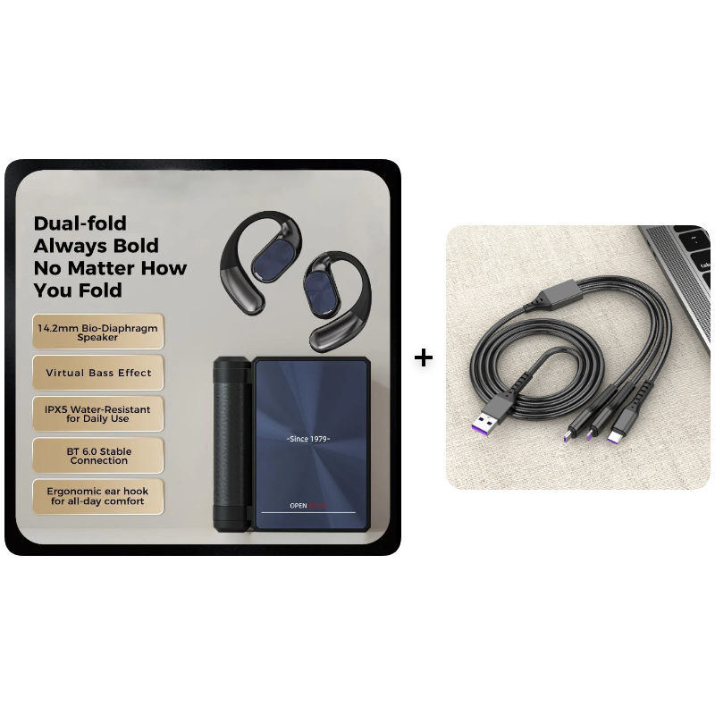 🎧 BEGRÄNSAD TID – 50 % RABATT! 💥 Trådlösa brusreducerande Bluetooth 6.0-öronsnäckor – 145 timmars batteritid, IPX5-vattentåliga, för sport ✨