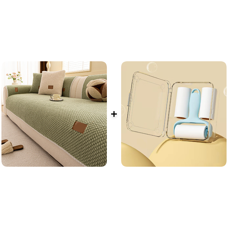 Förtjockad Halksäker Sofföverdrag – Ultramjuk, Tvättbar, Reptålig & Husdjursvänlig 🛋️✨