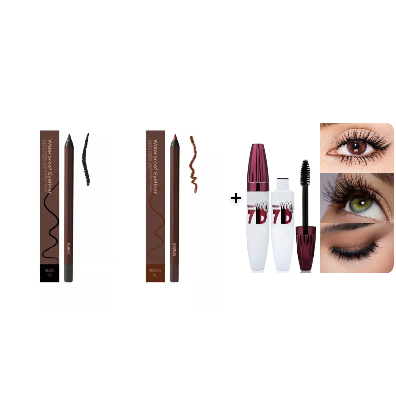🔥Köp 1 få 1 gratis🔥Ultra-Pigmenterad Strandtålig Gel Eyeliner（Gratis pennvässare）
