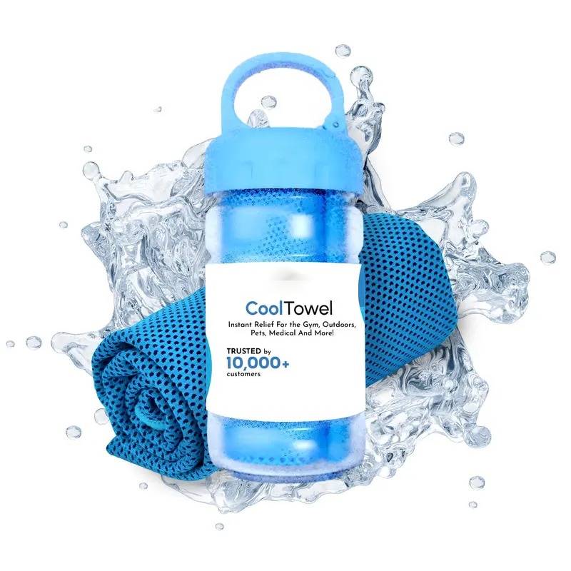 💦Sommarrea - KÖP 1 FÅ 1 GRATIS!!⚡50K+ SÅLDA!❄️Kylhandduk som du kan använda var som helst, när som helst! Återanvändbar, mjuk, absorberande och bärbar