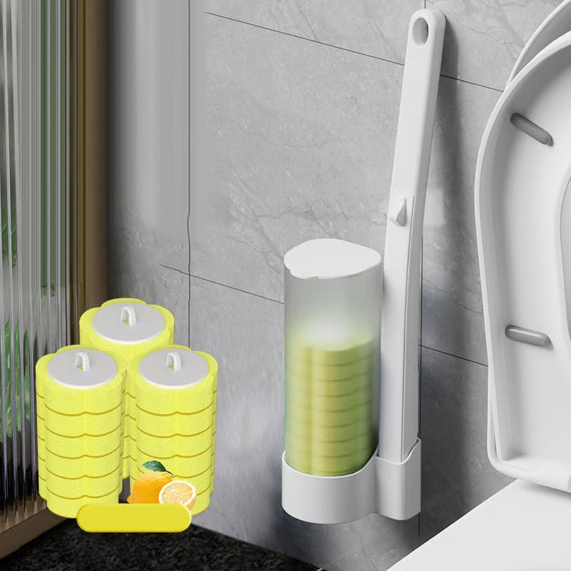 🚽💦Handsfree-rengöringshjälp🧽Engångsverktyg för toalettrengöring💦